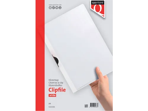Klemmap Quantore A4 3mm wit