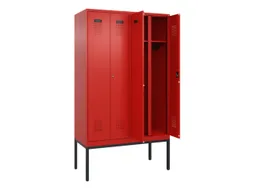 locker voor scheiding van kleding,HxBxD 2120x1200x500mm,4vak