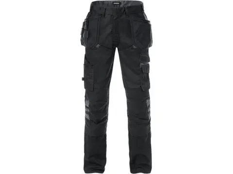 Fristads Fusion 2595 bouwbroek, zwart/grijs, maat 48, per stuk