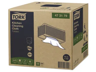 Tork 473179 Kitchen Cleaning Gevouwen Reinigingsdoek Wit - 3