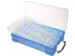 Opbergdoos Hobby 30 Vaks 4 Liter Blauw Transparant