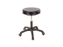 Werkplaatskruk Zit H 425-555Mm Pu-Schuimzitting Zwart Wielen Gasveer