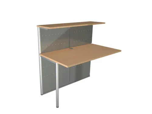 Balieprogramma Aanbouwelement Staal Hxbxd 1150X1160X700Mm Recht Beuken