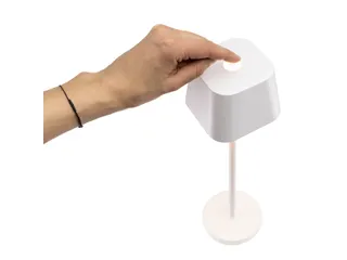 Securit Tafellamp Georgina LED Wit oplaadbaar USB dimbaar - 8