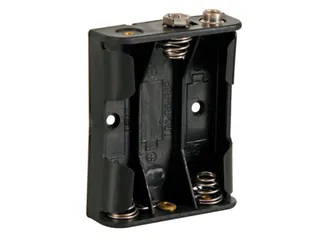 Batterijhouder Voor 3 x AA-CEL (Voor Batterijclips) - 1