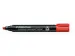 Viltstift Staedtler Lumocolor 350 permanent beitelpunt 2-5mm rood