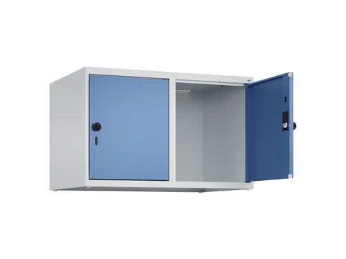 opzetkast,v. locker,2vak.,vak B 400mm,HxBxD 500x800x500mm,vleugeldeur