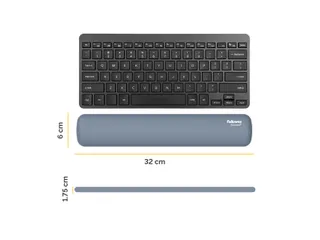 Polssteun Fellowes Breyta compact blauw 6x32cm - 9