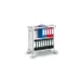 chariot pour classeurs,force 150kg,3plateau(x),plateau Lxl 728x315mm