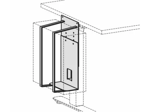 support UC p. bureau assis-debout l 125-225mm