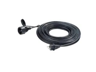 Verlengkabel,v. stof-/waterzuiger,kabel 20m,stekker geaarde stekker - 1