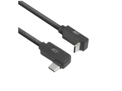 Câble ACT USB-C coudé gauche/droite USB-C coudé haut/bas 10Gbps 1m