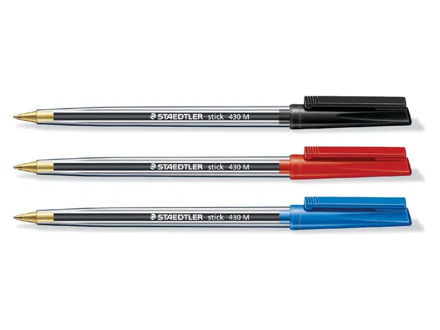 Balpen Staedtler Stick 430 blauw medium