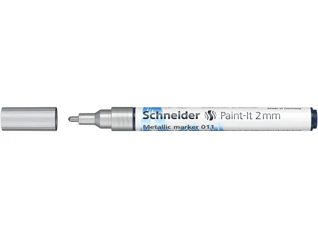 Metallic marker Schneider Paint-It 011 2mm zilver metallic