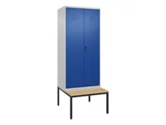 locker voor scheiding van kleding,HxBxD 2120x800x815mm,2vak