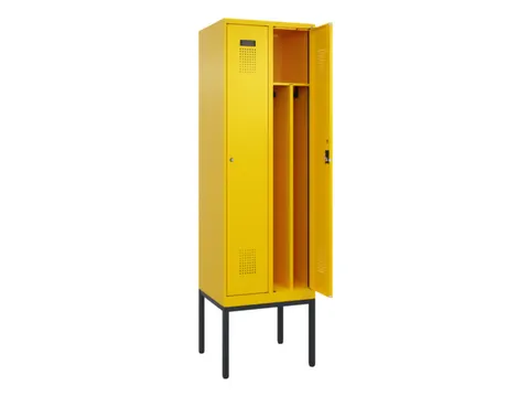 locker voor scheiding van kleding,HxBxD 2120x600x500mm,2vak