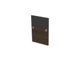 baliepaneel bureau aanbouw rechts 800mm NV bruin hickory antraciet - 1