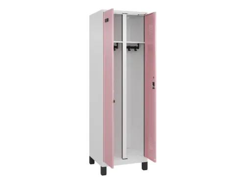locker voor scheiding van kleding,HxBxD 1950x600x500mm,2vak