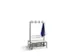 banc double,HxLxP 1650x1000x756mm,lames PVC gris clair,corps RAL7035
