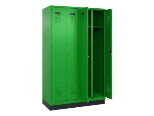 locker voor scheiding van kleding,HxBxD 1950x1200x500mm,4vak
