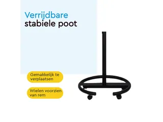 BRASQ Flipover Mobiel Deluxe 70x100cm Magnetisch Zwart met accessoires - 7