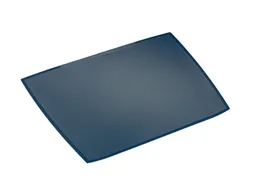 Schrijfonderlegger Artwork 590x470mm Met Transparante Cover PP Blauw