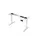 Elektrisch Verstelbaar Zit-Sta Bureau Frame Wit 180Cm