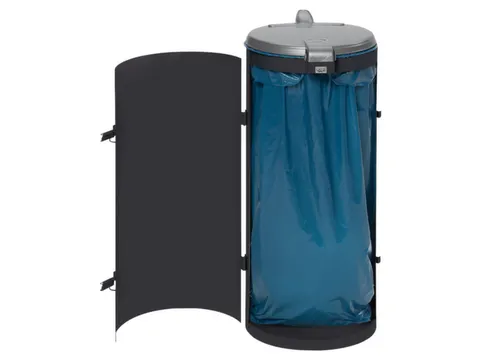 Afvalverzamelaar 120 Liter 900x450mm Klemring Deur Verzinkt Ral7021