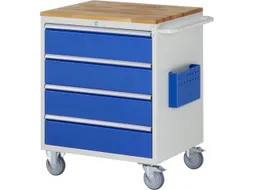 gereedschapswagen 975x770x650mm beukblad 450kg 4 laden RAL5010