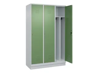locker voor scheiding van kleding,HxBxD 1950x1200x500mm,3vak - 2