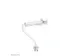 Monitorarm Gasveer FPMA-D750WHITE2 Tot 32 Inch Wit