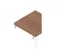 koppelelement voor bureau,90 °,HxBxD 730x840x840mm,v. sledeframe