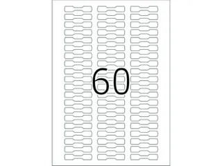 HERMA 5116 Ringetiketten 10x49mm A4 Wit 1500 stuks - 2