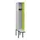 locker met bank,HxBxD 2120x300x815mm,1vak,vak B 300mm,cilinderslot