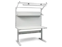 geperforeerde plaat,v. montagetafel,HxB 389x1474mm,staal