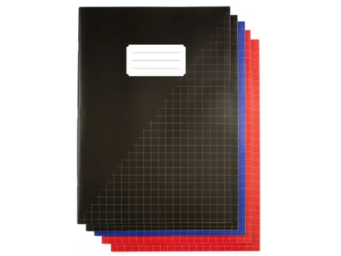 Schrift Kangaro A4 ruit 10mm 160 pagina's 60gr assorti pak à 5 stuks