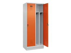 locker voor scheiding van kleding,HxBxD 1950x800x500mm,2vak