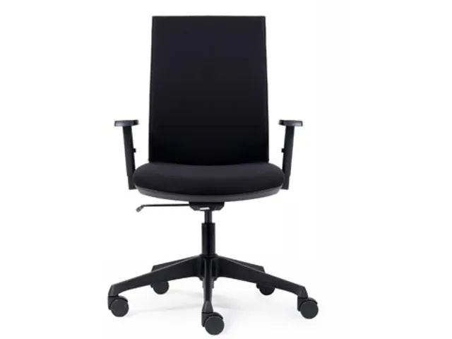 bureaustoel Canillo, stoffen rug