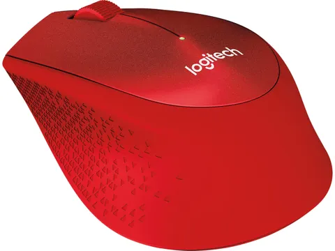 M330 Silent Plus Ergonomische Muis Rood