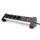 4-voudige kantoorstekkerdoos met 2x USB-poorten USB 5V/2A zwart/zilver