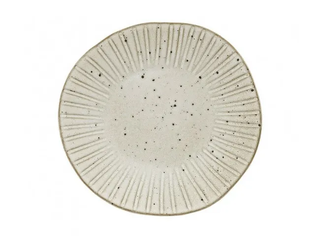 Q Authentic Bord rond stonewhite 28.5cm 6 Stuks