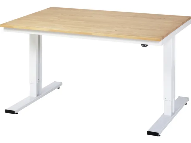 Werkbank elektrisch hoogte verstelbaar 720-1120x1500x1000mm beukblad