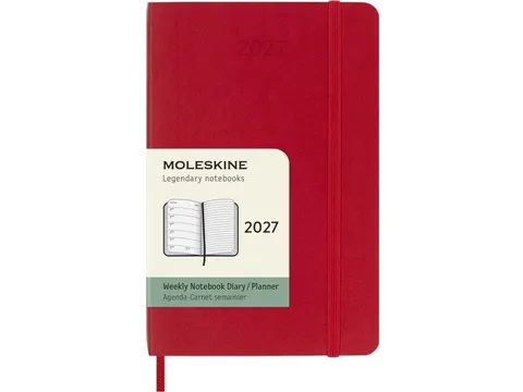 Agenda 2027 Moleskine 12 mois Planner Weekly 7 jours/1 page Pocket CS