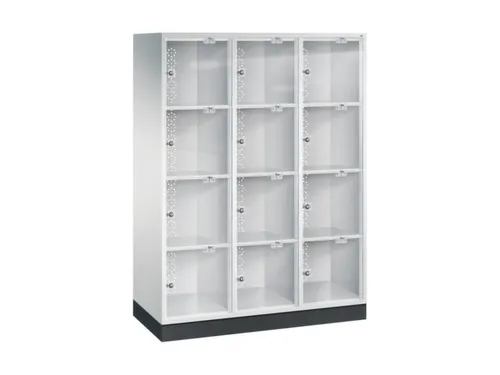 grootvolume-lockersysteem,HxBxD 1750x1220x500mm,3x4vakken,cil.-slot