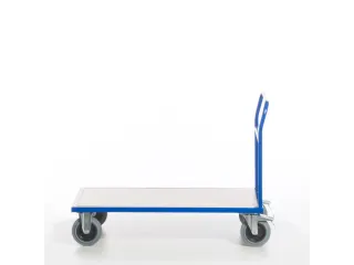 duwbeugelwagen,draagverm. 500kg,laadvl. LxB 1200x800mm,houtplaat - 7