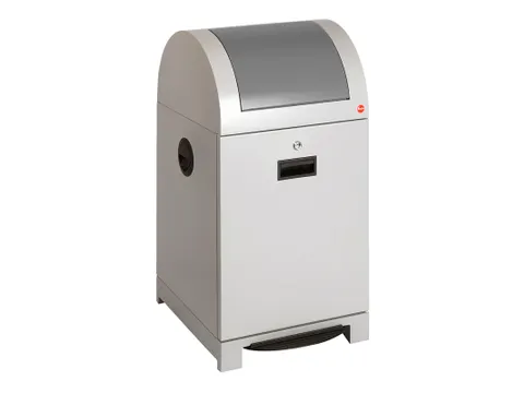 Afvalscheiding Profiline Recycling Pedaalafvalbak 40 Liter Grijs
