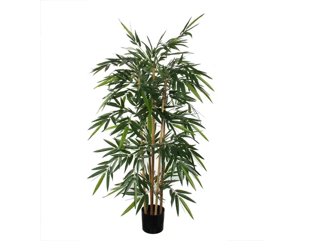 Kunstplant Mica Bamboe in plastic pot 150cm