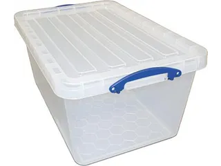 Opbergdoos 61 Liter Transparant Stapelbaar - 2