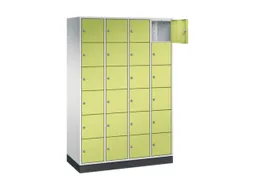 lockerkast,RAL 7035/RDS1108060,HxBxD 1950x1220x500mm,4x6vakken