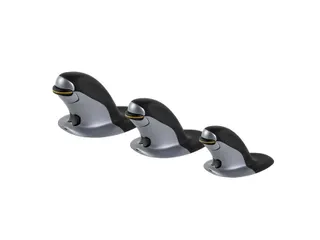 Ergonomische Muis Verticaal Fellowes Penguin Draadloos Medium - 11